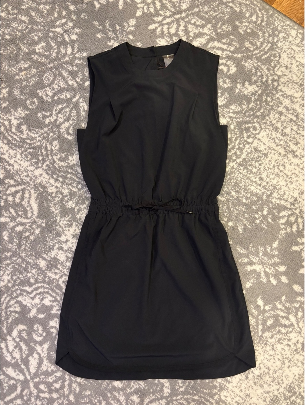 Calia by Carrie Underwood Women's Black Sleeveless Drawstring Waist Dress XS
